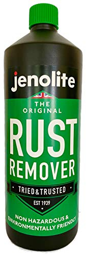 JENOLITE Non-Hazardous Rust Remover | 1 Litres | Water Based | Rust Remover For Metal: Iron, Steel, Chrome & Aluminium | Ideal For Fuel Tanks | Environmentally Friendly, Non-Toxic Rust Remover