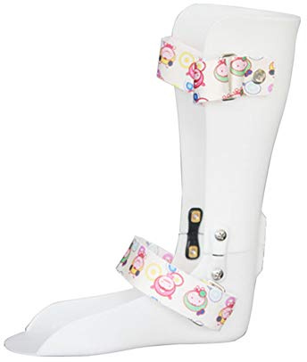 LJXiioo Niños AFO Drop Foot Splint Toddler Custom Othopedic Tobillo Pie Férula Soporte de Noche para niños,Right,M
