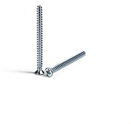 HUP 100 x Geräteschrauben für Unterputzdosen, Phillips, 40 mm Innensechskantschrauben