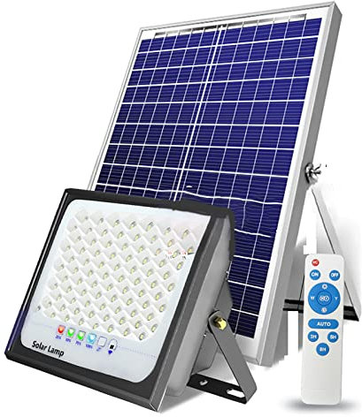 Projecteur Solaire 500w 800w 1000w Super Lumineux Et Haute Puissance 30000mA, Étanche Réverbère LED Pour Garage, Cour (800w)