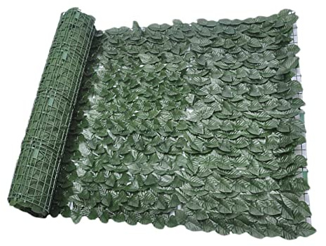 Luckxing Haie Artificielle Verte, 20050cm Panneaux Haie Feuille Lierre Faux Rouleau Dépistage Confidentialité Décor Clôture Jardin - Décoration D'extérieur pour Jardin
