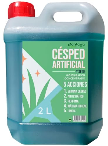 PLANTAWA Limpiador Césped Artificial 2L | Limpieza y Mantenimiento Exterior para Jardín y Patios con Mascotas | Ideal para Setos y Césped Sintético | Rinde hasta 40L