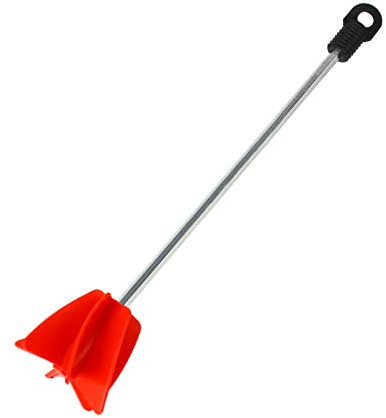 Larcele Paint Stirrer for Drill, 11.9 Inch Helix Paint Mixer, Drill Mixer Attachment Works with Most Viscous Fluids - Paint, Stain, Coating, Epoxy DHG-01