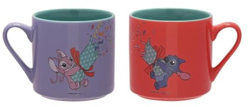 Disney Stitch Lot de 2 tasses