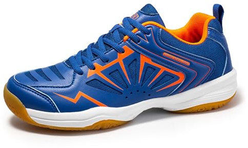 Viaoragiosa Badmintonschuh,Unisex Badminton Schuhe,Tischtennis-Badminton-Schuhe,Herren-Tennisschuhe,Squash-Schuhe,mehr Komfort,Leichte,Atmungsaktive,sicheren Halt,für alle Arten von Sportarten