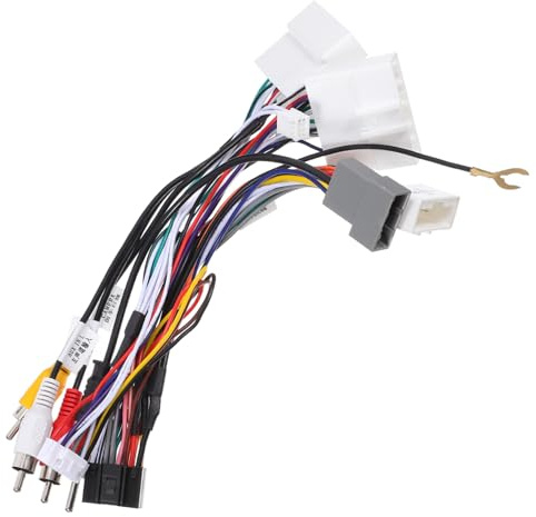 JECOMPRIS Cavo Di Alimentazione Per Autoradio Adattatore Universale Per Impianto Stereo Auto Kit Cablaggio Per Audio Automobilistico