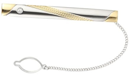 LIFKOME Delikate Krawattenklammer Herren Business Schlips Clip Aus Kupfer Klassisch Schlichtes Design Robust Und Stilvoll Für Hochzeit Party Und Büro Für Krawatten Geeignet