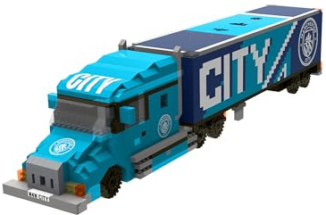 FOCO sous Licence Officielle Manchester City FC Camion BRXLZ en Briques 3D à Construire