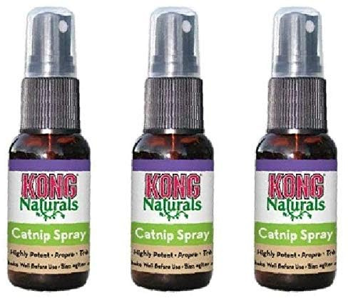 KONG Naturals Katzenminze-Spray, 3 Stück