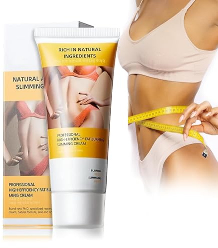 Crema Snellente Anticellulite Forte 60g – Crema Corpo Naturale Rassodante per Pancia, Glutei, Gambe e Braccia – Assorbimento Rapido, Unisex, Adatta a Tutti i Tipi di Pelle（Bianco）