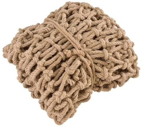 Rete Di Corda Di Canapa E Iuta Spessa 14 Mm, Rete Di Sicurezza In Corda Per Arrampicata , Rete Di Protezione Per Parco Giochi Da Giardino, Rete Di Corda Per Decorazioni Interne Ed Esterne(Size:1*4m)