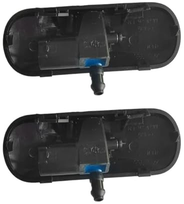 TILIEINE Wischwasser Spritzwasserpumpe Passend für Audi A3 A4 A5 A6 A7 A8 Q3 Q5 Q7 1 Paar Frontscheibenwaschanlage Spray Glas Wasserdüse Jet beheizt(2pcs Heating)