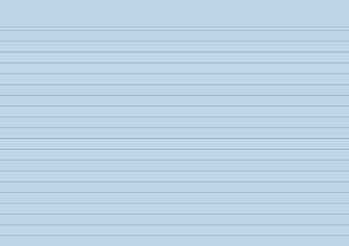 EXACOMPTA Karteikarte, liniert, A5, Karton, 205 g/m², blau (100 Stück), Sie erhalten 1 Packung á 100 Stück