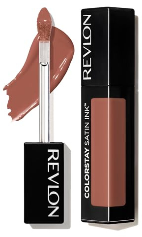Revlon ColorStay Satin Ink Liquid Lipstick, Longwear Rich Lip Colors, Formulated with Black Currant Seed Oil, 002 Wild Ride .