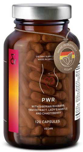 N°22 Power for Women with Wild Yam + Ladys Mantle + Vitex Agnus + Siberian Rhubarb + Iron + Folic Acid + B12-120 Capsules = 60 Days Supply - Vegan