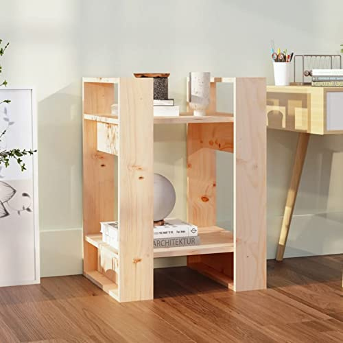 ZEYUAN Estantería/Divisor de Espacio, Libreria Estanteria, Estanteria Libros, Estanteria Alta, Estanteria Escalera, Estanterias Habitacion Juvenil,s Madera Maciza Pino 41x35x57 cm