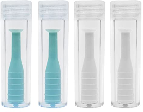 XPEX Lot de 4 pincettes pour lentilles de Contact, Outil pour lentilles de Contact, dissolvant pour lentilles de Contact, Ventouse pour dissolvant de lentilles de Contact pour Les Voyages à Domicile