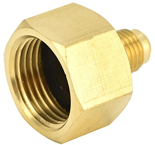 Conector adaptador de latón R134A, depósito refrigerante R32, aire acondicionado W21 a 1/4SAE