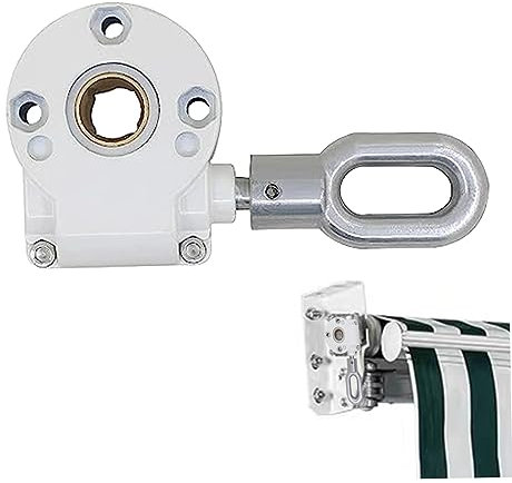 Toldo de toldo al Aire Libre Manual Universal Manual de 360 Grados Manual Giratorio Gear Worm Gear Reemplazo de Servicio Pesado Sunshade Crank Cabe de Cambios Hardware