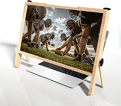 21-Zoll-Laptop-Bildschirmlupe, zusammenklappbarer Ständerhalter, tragbare Anti-Strahlung für Film-Video-Vergrößerer, 3D-Computer-Vergrößerer, Bildschirm-Pull-Design für alle Laptops