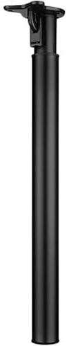Baitang Tischbeine aus Edelstahl, höhenverstellbares Tischbein, klappbare Teleskop-Möbelbeine, Frühstücksbar-Arbeitsplatten-Stütztischbein, mit Schutzbasis und Schrauben (45–71 cm, schwarz)