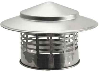 Cappe per - Comignolo in acciaio inox | Comignolo per esterno | Cappucci impermeabili per camini per camini, cappucci antipioggia per tetto | Articoli per la casa a prova di uccelli, ada