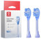 Oclean Testa della spazzola Easy Clean, Testine di ricambio per Oclean Ease spazzolino elettrico, Gomma morbida,Pulisci lingua, Certificato FDA, Blu