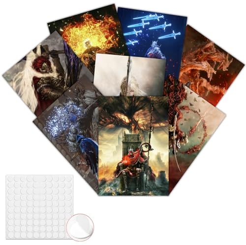 GTOTd Action Role-Playing Game Poster 8 Stück 42 x 29cm (16.5 x 11.4)