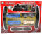 A2Z 4 Kids Classic Train Set Battery Operated Toy Train Set With Light and Sound Locomotive Train and 4-Carriages Set Exciting Easy to Assemble Approx 2-Meter Slot Together Track Set