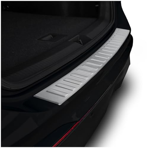 teileplus24 Ladekantenschutz passend für VW Tiguan 3 Typ CT1 2024- | Edelstahl Abkantung Montageband Reinigungstuch Passgenau Rostfrei