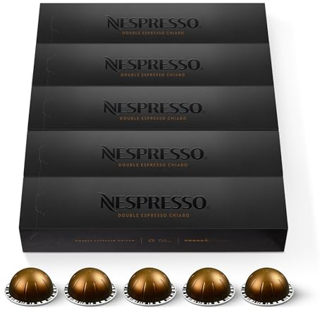 Nespresso Vertuo - Assortiment Chiaro Double Espresso - 50 Capsules Café