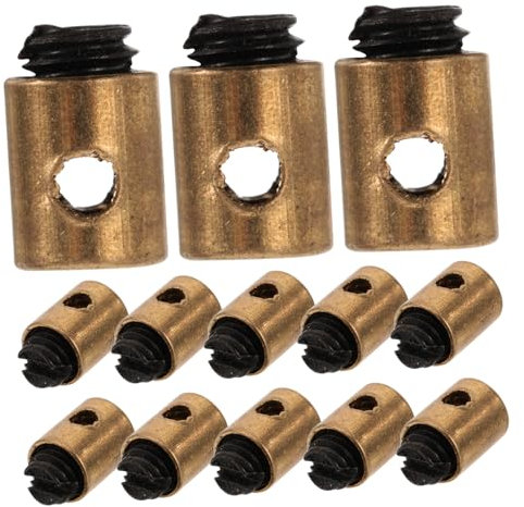 ELAYARD 20pezzi Del Cavo Acceleratore in Metallo Per Motociclette Ricambio Per Riparazione e Manutenzione Morsetti Barilotto Per Controllo Acceleratore