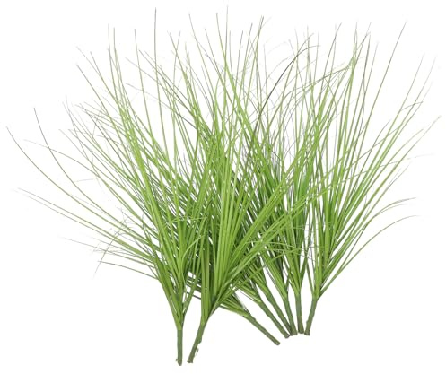 KAILIKETIY Simulation Grass Artificial Plants Indoor Faux Plants Home Decor 40cm 8pcs Faux Reed Grass Spring Color for Vase Filler and Flower Arrangement