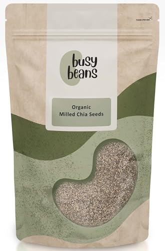 Organic Milled Chia Seeds (1kg) | Superfood Powder | High Fibre Protein