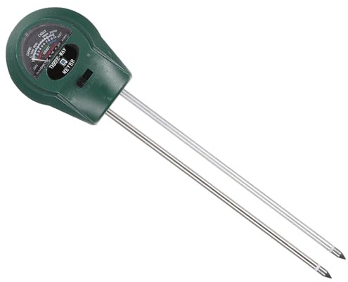Healifty Misuratore di Umidità del Terreno 3 in 1, Tester Ph e Analisi Suolo per Giardino e Piante in Vaso, Accessorio Plastico Durevole per Monitoraggio Umidità e Fertilità del Terreno