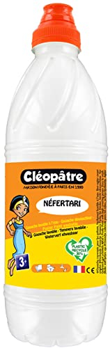 Cléopâtre - PGBB1-1 - Peinture Gouache Néfertari - Blanc - Flacon 1 L