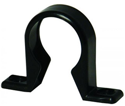 FLOPLAST 32mm Black Pushfit Waste Pipe Clip - Bag of 5