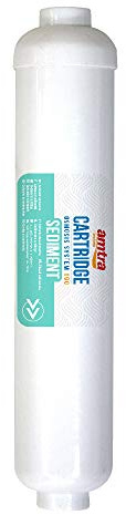 Amtra Ricambio Cartuccia Sedimenti per Osmosis System 380 - Rimuove minerali e Sedimenti dall'acqua di Osmosi, per Acquario, Incluse staffe e raccordi