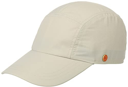 Mayser Riccardo Sunblocker Cap Damen/Herren - Made in the EU Fullcap Sportcap Baseballcap Hinten geschlossen, mit Schirm Sommer Frühling-Sommer - 62 cm Hellbeige