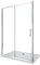 Porta Doccia Scorrevole Bagno Nicchia vetro 6 mm Anti-calcare H.190 (110-115 H.190 cm)