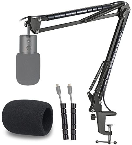 Seiren X Mikrofonarm mit Popschutz - Mikrofonständer und Windschutz Kompatibel mit Razer Seiren X Mikrofon von YOUSHARES