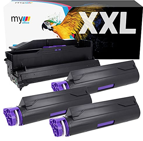 MYOFFICE Toner Beben b412 (3X Toner, 1 x Trommel)
