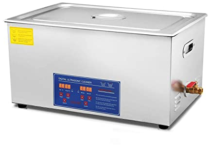 YXZCY Limpiador Ultrasónico Digital De Acero Inoxidable Temporizador De Calentador De Baño Ultrasónico con Temporizador Y Calentador para Plata, Anteojos, Relojes, Monedas, Accesorios Industriales