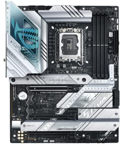 ASUS ROG Strix Z790-A Gaming WiFi LGA 1700(Intel® 12th Gen) ATX gaming motherboard(16 + 1 power stages,DDR5,4xM.2 slots, PCIe® 5.0, WiFi 6E,USB 3.2 Gen 2x2 Type-C® with PD 3.0 up to 30W,Aura Sync RGB)