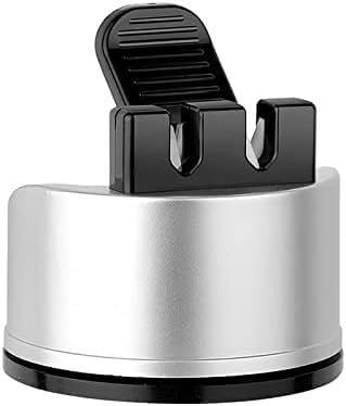 MAHWER Afilador de Cuchillos, Herramienta de Afilado de Cuchillos de Cocina, fácil y Seguro for afilar Mini Cuchillos de Diamante de tungsteno, Piedra Amoladora con Ventosa