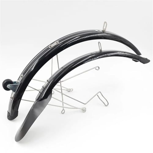 ORBIBA Fahrrad Schutzblech Fahrradschutzblech for Brompton Schutzblech mit Schutzblechstreben for c line a line (Color : Front and Rear)
