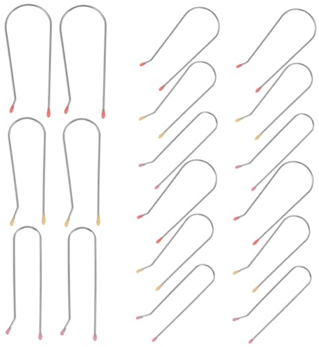 COHEALI 24stücke Teiliges Hot Curler Clips Aus Edelstahl Hitzebeständige U-förmige Haarwickler-klammern Zur Sicheren Befestigung Von Elektrischen Lockenwicklern Für Volumen Und Flexibles