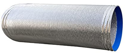 Tubo Climatizzatore Tubo for cappa da cucina ispessito Tubo di scarico Tubo di scarico Cappa da cucina Cucina Tubo di ventilazione for uso domestico Tubo in foglio di alluminio Tubo Flessibile (Color