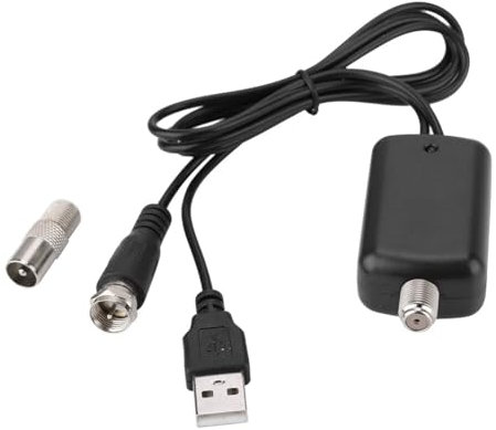 HDTV Indoor HD Digital Antenna Amplificatore di Segnale Amplificatore di Segnale TV Ricevitore di messa a terra Antenna TV Amplificatore ATSC Nero