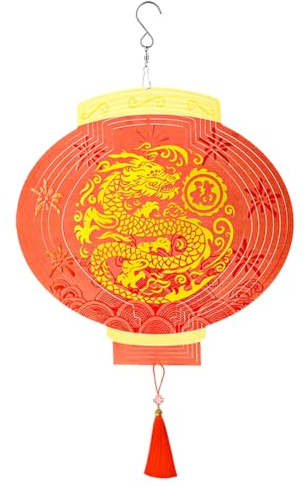 Clyictz für den Außenbereich, 30,5 cm, chinesischer Drache, , Gartendekoration, zum Aufhängen, Terrasse, , Dekoration, einfach zu bedienen, feine Verarbeitung